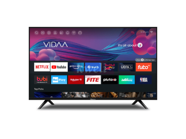 Hisense 32 inch Smart TV 32A4000FS Vidaa Smart TV – HD Ready, Chromecast (Any View Cast), Frameless HD TVs 3