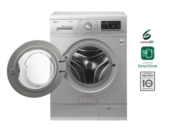 LG 7kg Front Load Washing Machine FH2G7QDY5; 1200 rpm, Steam Option, 6 Motion Inverter Direct Drive, Front Load Washers 4