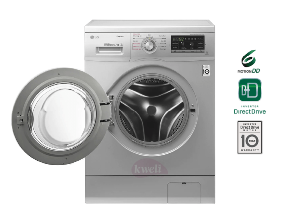 LG 7kg Front Load Washing Machine FH2J3QDNG5P; 1200 rpm, Steam Option, 6 Motion Inverter Direct Drive, Front Load Washers 5