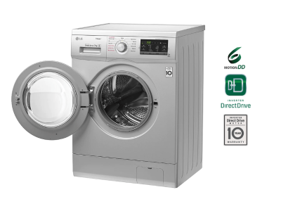 LG 7kg Front Load Washing Machine FH2J3QDNG5P; 1200 rpm, Steam Option, 6 Motion Inverter Direct Drive, Front Load Washers 7