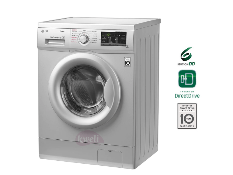 LG 8kg Front Load Washing Machine FH4G7TDY5; 1400 rpm, Steam Option, 6 Motion Inverter Direct Drive Front Load Washers