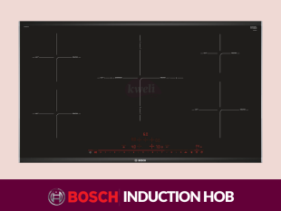 Bosch Electric Induction Hob PIV975DC1E; 90cm, PowerBoost, TouchSelect heat control, 2.2kw – 4.4kw power Built-in Hobs