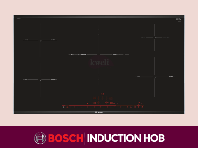 Bosch Electric Induction Hob PIV975DC1E; 90cm, PowerBoost, TouchSelect heat control, 2.2kw – 4.4kw power Built-in Hobs 5