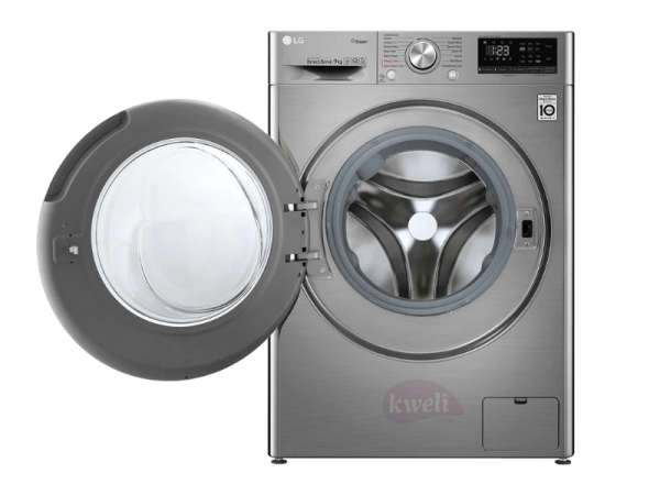 LG 9kg Washing Machine with AI Direct Drive F4R5VYG2P; 1200 rpm, Steam Option, WIFI Control, Add Items