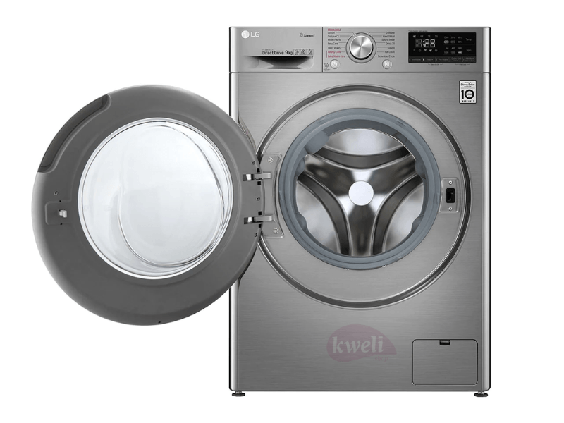 LG 9kg Washing Machine with AI Direct Drive F4R5VYG2P; 1200 rpm, Steam Option, WIFI Control, Add Items Front Load Washing Machines 3