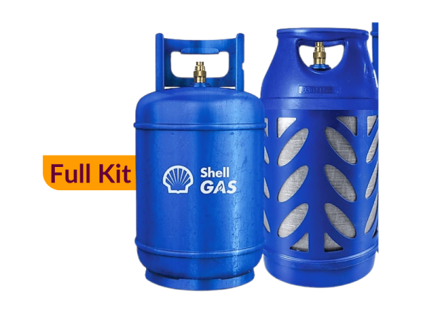 Shell Gas 12kg Full Kit; Cylinder, Gas, Installation