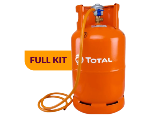 Total Gas 12kg Full Kit; Cylinder, Gas, Installation LPG Cooking Gas