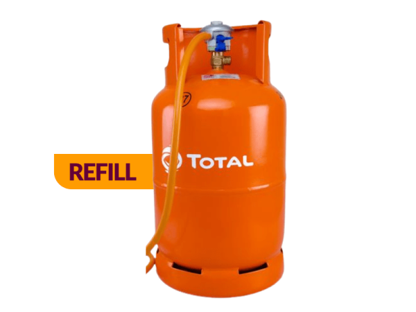 Total Gas 12kg Refill; 12kg Gas Refill, Installation