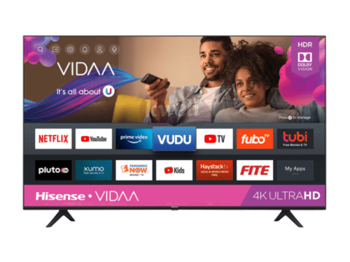 Hisense 75 inch 4K UHD Smart TV 75A7K – VIDAA-U Smart TV, Bluetooth, Remote Now 4K UHD TVs
