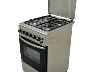 IQRA 50x60cm Gas Cooker IQ-C2001-SS; 4 Gas Burners with Gas Oven and Gas Grill IQRA Cookers