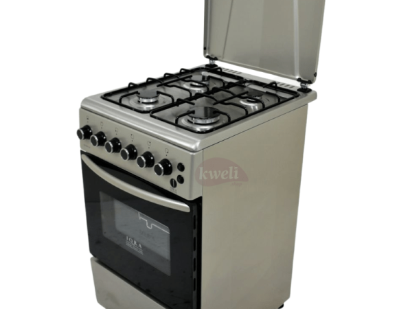 IQRA 50x60cm Gas Cooker IQ-C2001-SS; 4 Gas Burners with Gas Oven and Gas Grill Gas Cookers 3