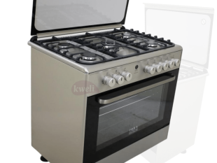 IQRA 90cm Gas Cooker FC9001-SS; 5 Gas Burners, Electric Oven with Fan, Bottom and Top Heating Electric Cookers