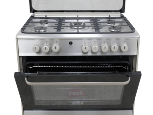 IQRA 90cm Gas Cooker FC9001-SS; 5 Gas Burners, Electric Oven with Fan, Bottom and Top Heating Electric Cookers 2