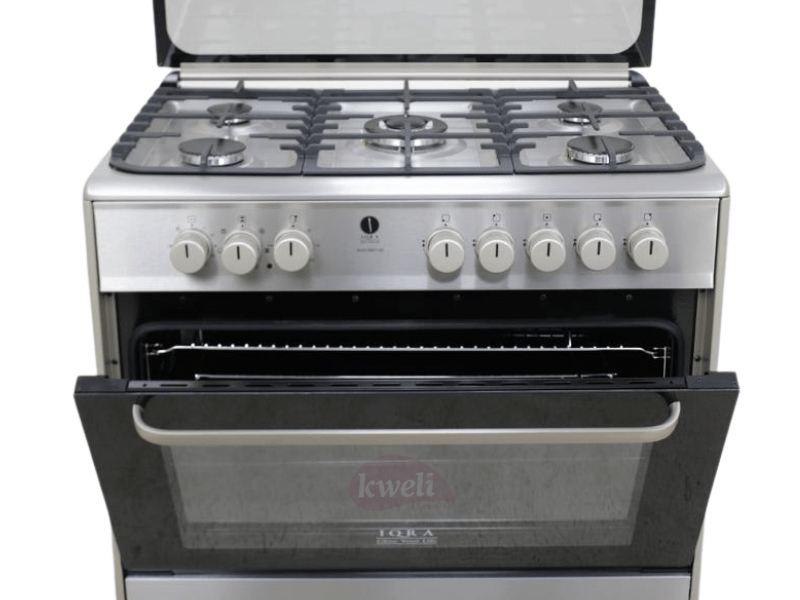 IQRA 90cm Gas Cooker FC9001-SS; 5 Gas Burners, Electric Oven with Fan, Bottom and Top Heating Combo Cookers 3