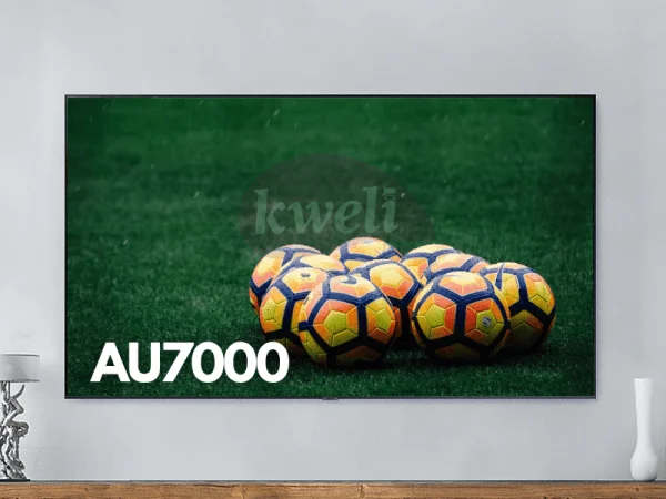 Samsung 43 inch Smart TV UA43AU7000; 4K UHD Smart TV, Bluetooth, Phone Mirror with Tap-View, Free-to-Air, Bluetooth. Samsung TVs