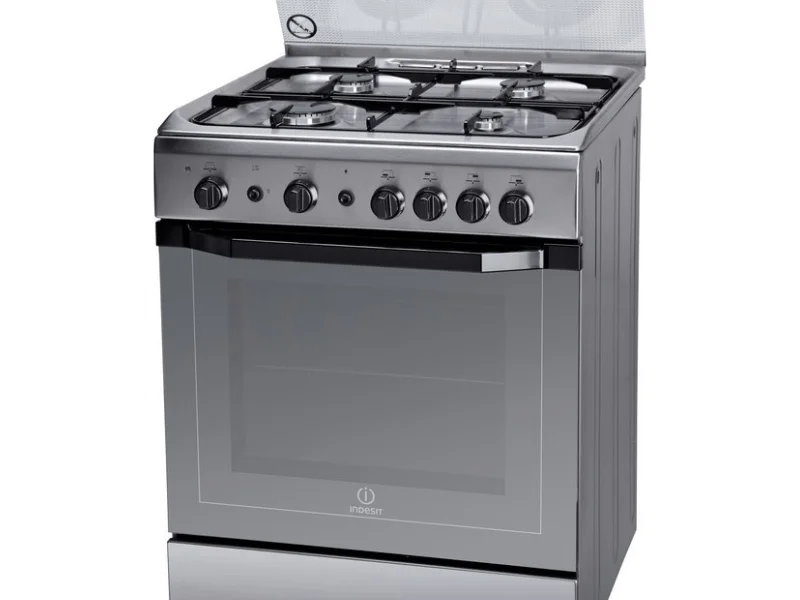 Indesit 60cm Gas Cooker with Gas Oven and Grill – I6TG; 4 Gas Burners, Automatic Ignition Gas Cookers 2 Indesit 60cm Gas Cooker with Gas Oven and Grill – I6TG; 4 Gas Burners, Automatic Ignition Gas Cookers 2