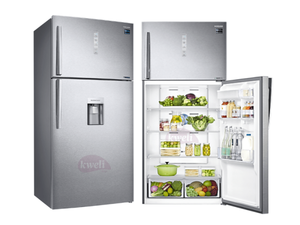 Samsung 618-litre Refrigerator RT62K7110SL; Double Door, Top Freezer, Twin Cooling, Inverter, Frost-free Double Door Fridges 3