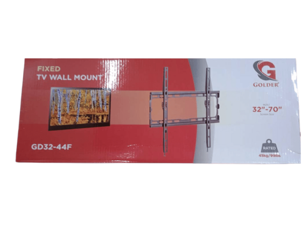 Golder Fixed TV Wall Mount 24″ – 75″ – Fixed TV Wall Brackets Accessories 4