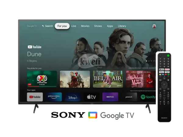 Sony 65 inch 4K Android Smart Google TV KD65X80J; Remote with Voice Control 4K UHD Smart TVs 3