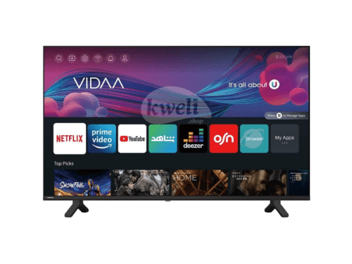 Toshiba 43 Inch Smart TV 43V35 – Full HD VIDAA Smart TV; DTS HD, Game Mode, Screensharing, Free-to-Air, Frameless (Bezel Less) Smart TVs