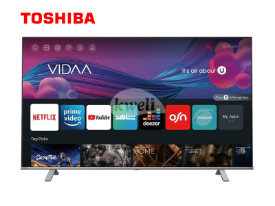 Toshiba 55 Inch Smart TV 55C350 – 4K UHD VIDAA Smart TV; Dolby Atmos, Bluetooth, Free-to-Air, Frameless (Bezel Less) 4K UHD Smart TVs 9