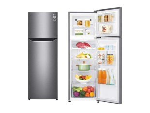 LG 272/254-litre Refrigerator GN-B272SQCB; Double Door, LINEAR Cooling™, Door Cooling+™, Frost Free Double Door Fridges Double door fridge