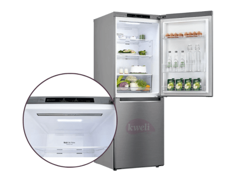 LG 306-litre Refrigerator GC-B369NLJM with Bottom Freezer; Door Cooling+™, Total no frost Double Door Fridges