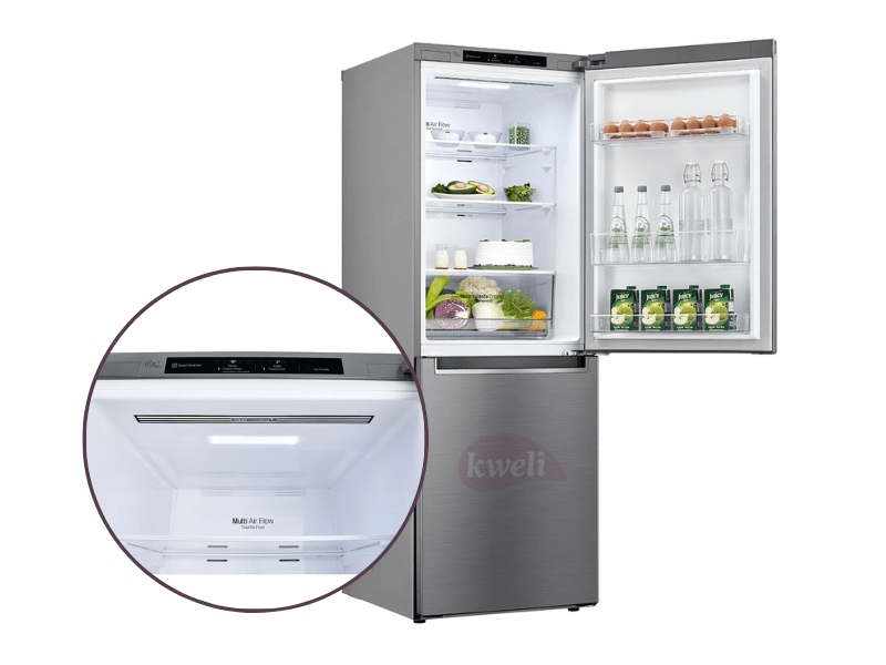 LG 306-litre Refrigerator GC-B369NLJM with Bottom Freezer; Door Cooling+™, Total no frost Double Door Fridges 2