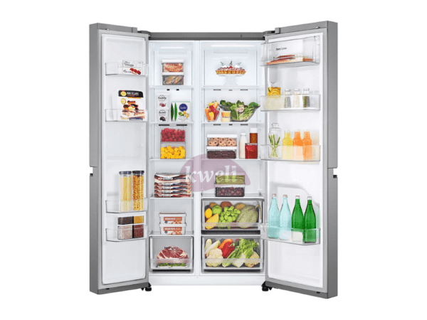 LG 649-Litre Refrigerator GC-B257JLYL; Side By Side Refrigerator, Multi Air Flow,  Smart Diagnosis™, Frost-free LG Fridges 5