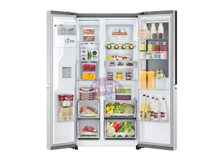 LG 674/635-litre Refrigerator GC-X257CSES; Knock-knock, Side By Side Fridge with Instaview & Door-in-Door™ in Noble Finish LG Fridges 2