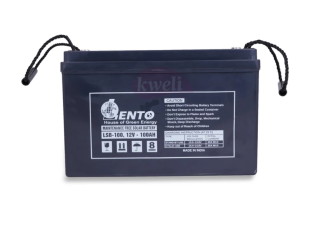 Lento 100AH 12V Sealed Maintenance-free Battery, Made in India Solar Batteries 2