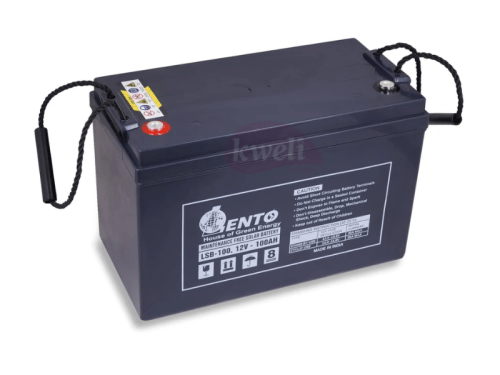 Lento 100AH 12V 1.2kWh Sealed Maintenance-free VLRA Battery, Made in India Lento Batteries