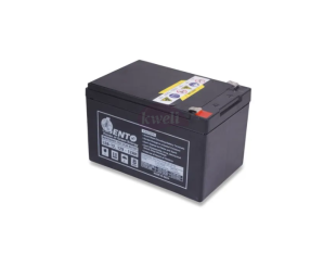 Lento 12AH 12V Sealed Maintenance Free Battery, Made in India Solar Batteries