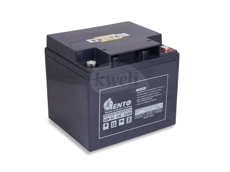 Lento 42AH 12V 504Wh Deep Cycle Sealed Maintenance-free VLRA Battery, Made in India Deep Cycle Batteries (Maintenance Free) 2