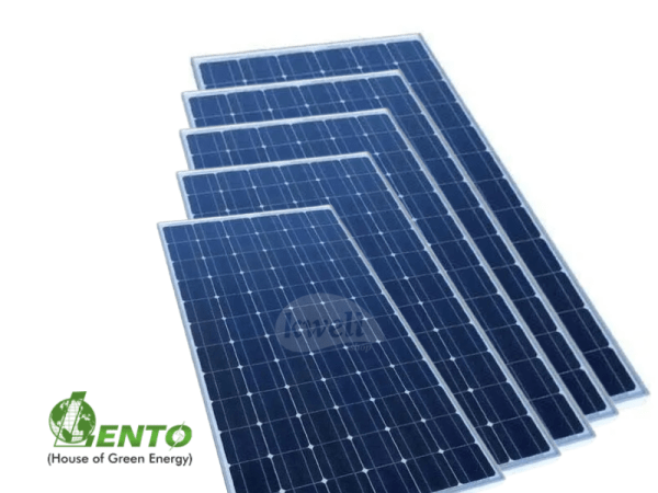 Lento Polycrystalline Solar Panels - Made in India; 100-340 watts, DC 12-24 volts