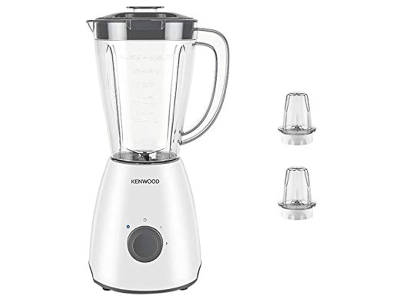 Kenwood 3-Piece Blender BLP10A0WH; 400 Watts with 2 Mill, white Blenders Juice blender 4