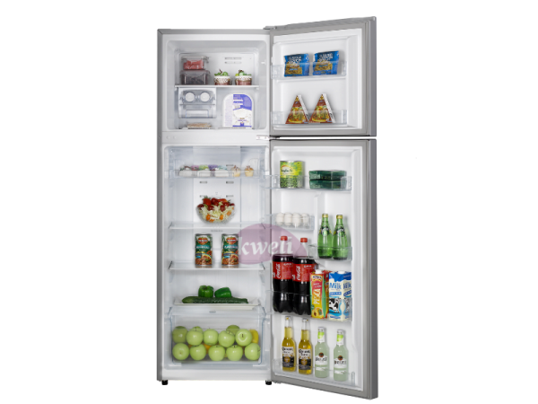Hisense 328L Double Door Refrigerator RT328N4DGN; Top Freezer, Frost-free, 120watts Double Door Fridges Double door fridge 4