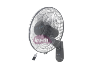 IQRA 16-inch Wall Fan with Remote IQ-WF019R; 50 watts, 3 Speeds Wall Fans