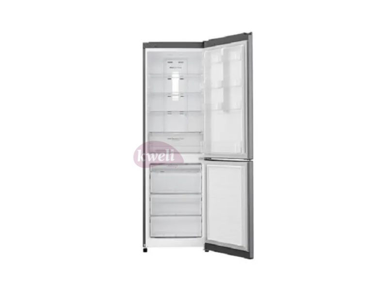 Hisense 231L Double Door bottom freezer Refrigerator RB231D4S; Silver (Defrost) Hisense Fridges Double door fridge 3