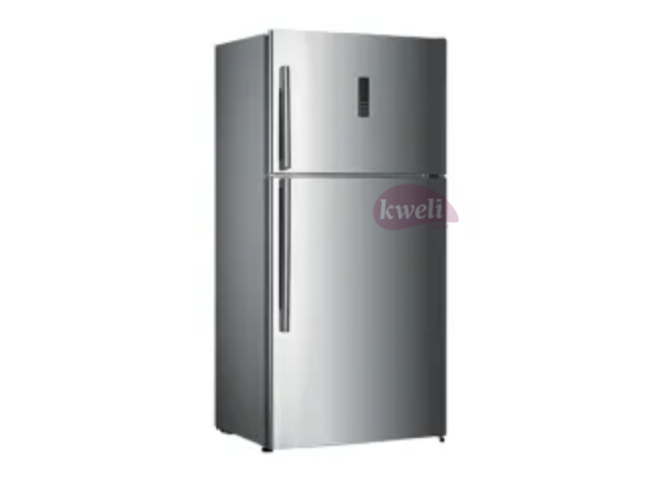 Hisense 715L Refrigerator Double Door RT715N4ACB;  Silver (stain-less steel) Hisense Fridges Double door fridge 4