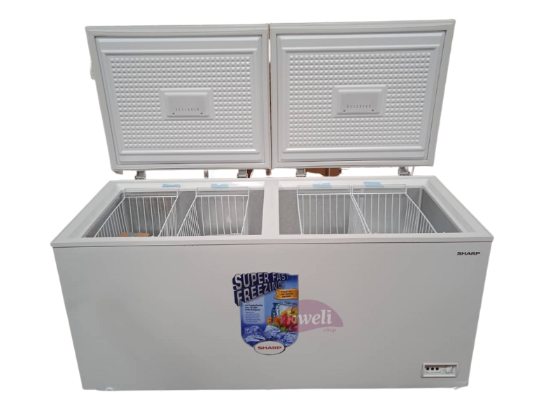 Sharp 660-litre Chest Freezer SCFK660XWH2; Double Doors, Fast Cooling Chest Freezers chest freezers 2
