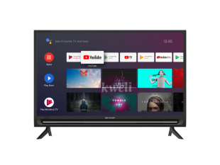 Sharp 32 inch LED HD Android TV 2TC32BG1X; Smart TV with Bluetooth, WIFI, Chromecast, Free-to-Air Receiver, 57watts HD TVs Television