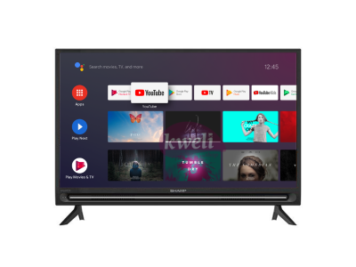 Sharp 32 inch LED HD Android TV 2TC32BG1X; Smart TV with Bluetooth, WIFI, Chromecast, Free-to-Air Receiver, 57watts Android TVs Television 4