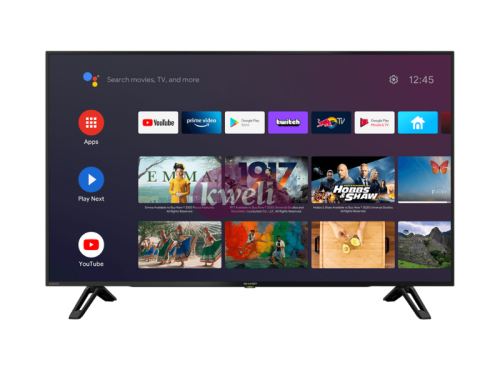 Sharp 50 inch 4K UHD Android TV 4TC50BK1X; Smart TV with Bluetooth, WIFI, Chromecast, Free-to-Air Receiver, 124watts 4K UHD Smart TVs Television