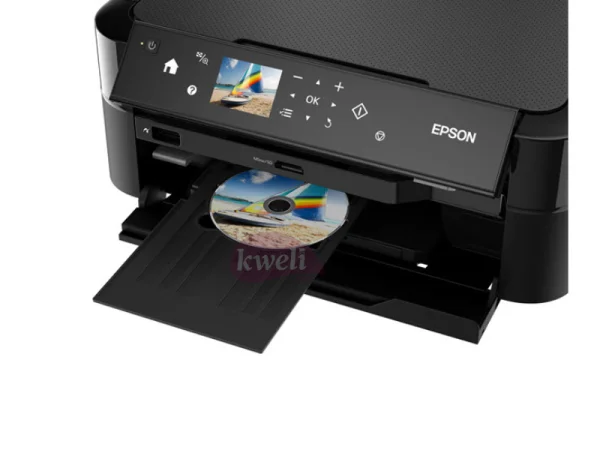 Epson EcoTank Multifunction Photo Printer L850; Photo Printing, CD/DVD Printing, A4 Print, Scan & Copy, 12/5.3watts All-in-One Printers 2