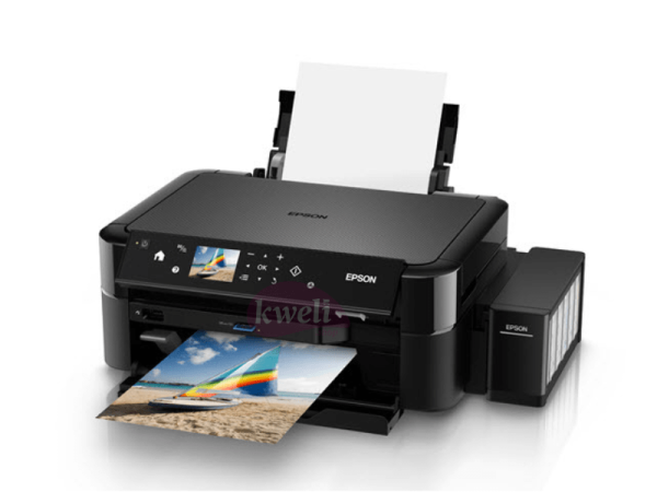 Epson EcoTank Multifunction Photo Printer L850; Photo Printing, CD/DVD Printing, A4 Print, Scan & Copy, 12/5.3watts