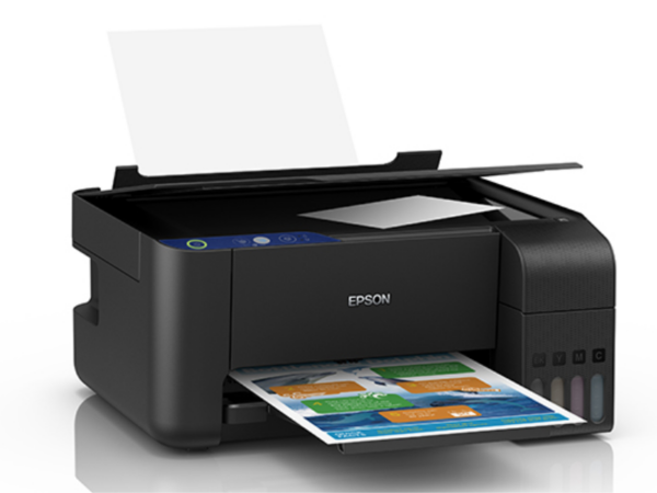 Epson EcoTank L3110 A4 Colour Ink Tank Printer; Print, Scan, Copy, 33ppm Black, 15ppm Colour, 4,500/7,500 Page Yield All-in-One Printers Epson EcoTank L3110 A4 Colour Ink Tank Printer; Print, Scan, Copy, 33ppm Black, 15ppm Colour, 4,500/7,500 Page Yield All-in-One Printers