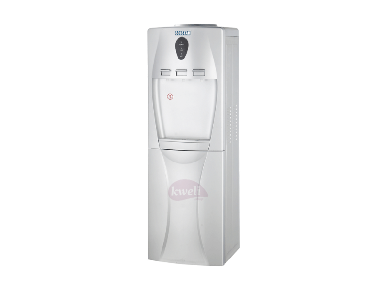 Solstar 3-tap Water Dispenser WD-64C-SLBSS, 12 liter Cabinet, Hot/Cold/Normal, 90 watts Water Dispensers 2