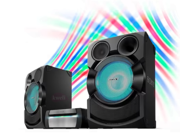 Sony High Power Audio System SHAKE70; DVD, Karaoke, USB, Mic Input, Bluetooth, AM/FM Radio Home Audio 4