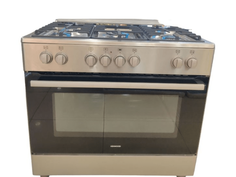 Kenwood 90cm Gas Cooker with Electric Oven GCE90 – 5 Gas Burners, Cast Iron Pan Support, Dual Rotiserrie, Automatic gas cut-off Gas Cookers 3